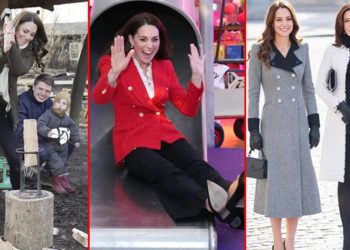 Çocuklarım beni çok kıskandı! Kate Middleton kaydıraktan kaydı, odun kesti, sonra saraya çıktı