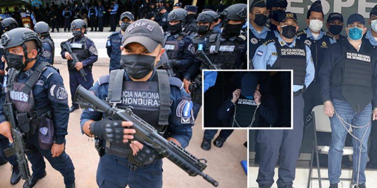 Honduras’ın eski devlet lideri Juan Orlando Hernandez gözaltında!