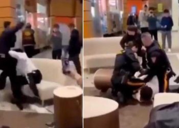 Manzaralar infial yarattı! ABD’de gençlerin arbedesine polisten ırkçı müdahale