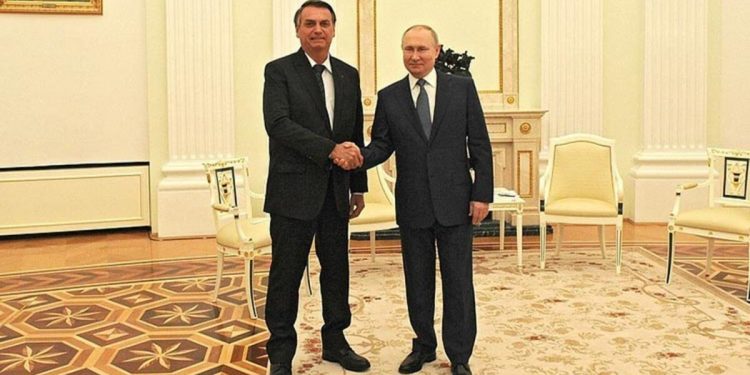 Putin, Brezilya Devlet Lideri Bolsonara ile bir ortaya geldi