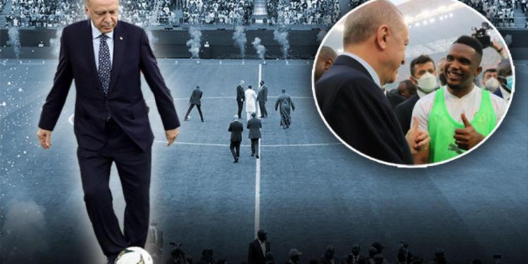 Senegal Stadyumu açıldı! Başlangıç vuruşu Cumhurbaşkanı Erdoğan’dan