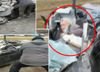 Son dakika: Rus tankı sivil aracı ezdi! Ukrayna’dan inanılmaz imajlar…