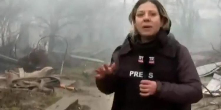 Son dakika… Ukrayna’dan son durumu canlı yayında aktardı: Burası daha yeni vuruldu