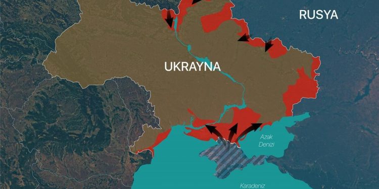 6’ncı gününde haritalarla Rusya-Ukrayna savaşı… ‘İki kent ele geçirildi fakat…’