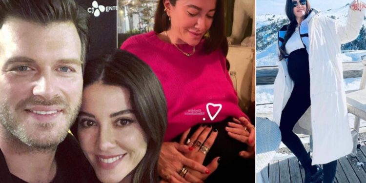 Anne olmak için gün sayan Başak Dizer’den karnı burnunda poz!