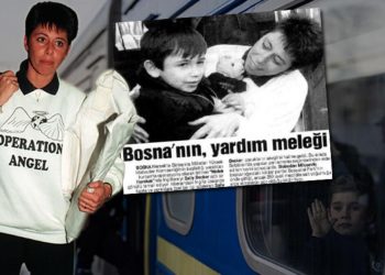 Bir haber seyretti, hayatı değişti… ‘Mostar Meleği’ kanatlarını bu defa Ukraynalı çocuklar için taktı!
