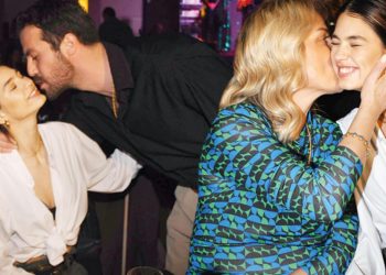 Didem Şahin’den müstakbel gelin Ecem Çırpan’a öpücük