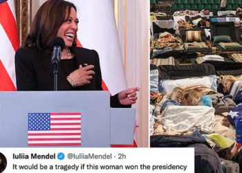 Dünya bu kahkahayla çalkalandı… Reaksiyon yağıyor: ‘Kamala Harris’in’ lider olması bir trajedi olur!