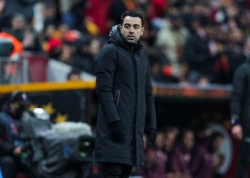 Galatasaray – Barcelona maçında Xavi beraberlik golüne bu türlü sevindi!