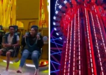 Lunaparkta büyük facia! Metrelerce yükseklikten yere çakıldı…