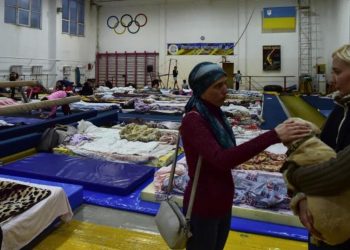 Lviv’de spor salonları sığınma merkezine dönüştü