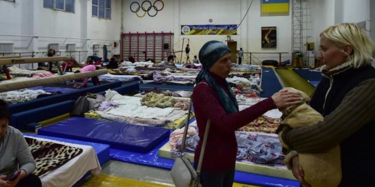 Lviv’de spor salonları sığınma merkezine dönüştü