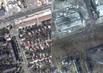 Mariupol’ün öncesi ve sonrası: Fotoğraflar kentteki yıkımın boyutunu gösteriyor