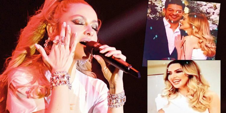 Mehmet Dinçerler ile evlilik hazırlığı yapan Hadise’den konser sürprizi nişan fotoğrafı