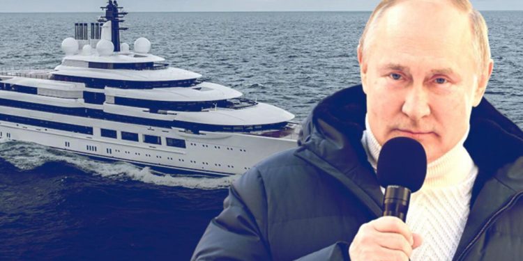 Rusya’ya karşı yaptırımlar sürüyor: Putin’in ‘süper yatı’ İtalya’da mahsur!