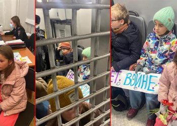 Savaşa hayır diyen Ruslar gözaltına alınıyor, ortalarında küçük çocuklar da var!