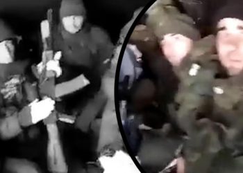 Toplumsal medya bu imgeleri konuşuyor! Rus askerler gizlice çekti: Bunu yaymanızı istiyoruz…