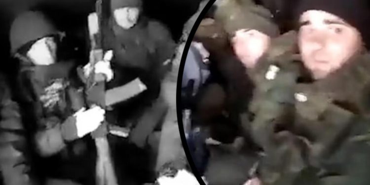 Toplumsal medya bu imgeleri konuşuyor! Rus askerler gizlice çekti: Bunu yaymanızı istiyoruz…
