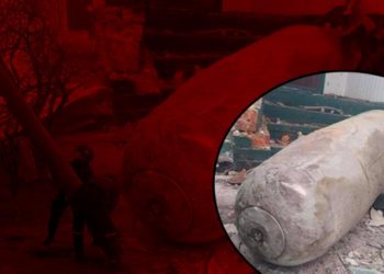 Ukraynalı bakan Kuleba paylaştı: Çernihiv’in göbeğinde 500 kiloluk devasa bomba