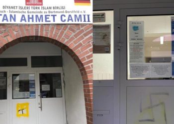 Almanya’da mescide ırkçı atak