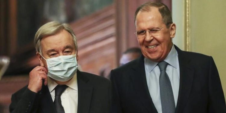 BM Genel Sekreteri Rusya’da! Guterres ve Lavrov’dan ortak açıklama