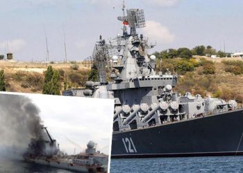 Dünya bu kareleri konuşuyor… Moskva’nın batmadan evvelki son fotoğrafı ortaya çıktı!