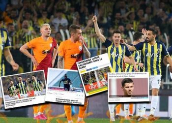 Fenerbahçe-Galatasaray derbisi dünya basınında!