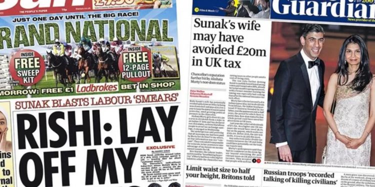 İngiltere maliye bakanının eşini konuşuyor