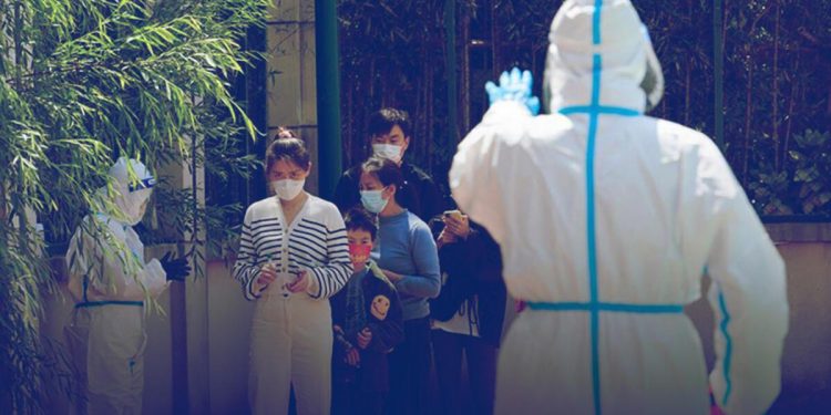 Karantinadaki Şangay’da vefatlar başladı: Toplumsal medyada ulusal marş sansürlendi!