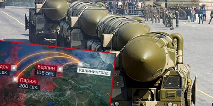 Rus devlet televizyonundan flaş paylaşım… İşte nükleer akının haritası