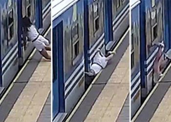 Tren raylarında can pazarı: Mucize kurtuluş kamerada!