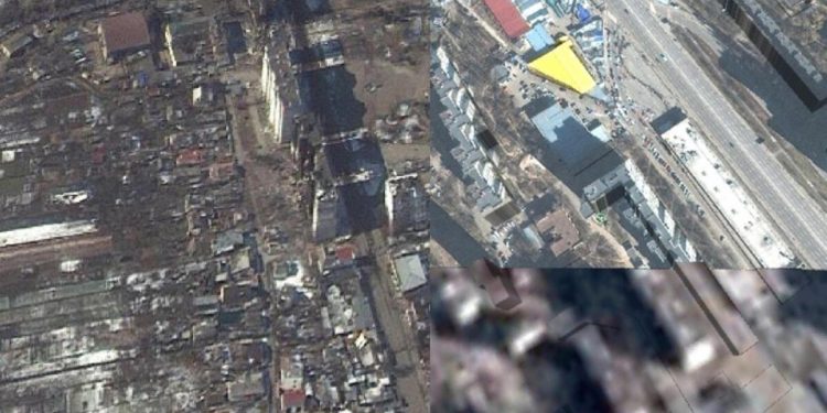 Ukrayna’daki yıkımı gösteren 3 boyutlu harita