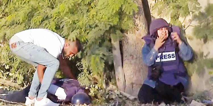 İsrail ordusunun operasyonunda kan aktı: Gazeteciyi yüzünden vurdular