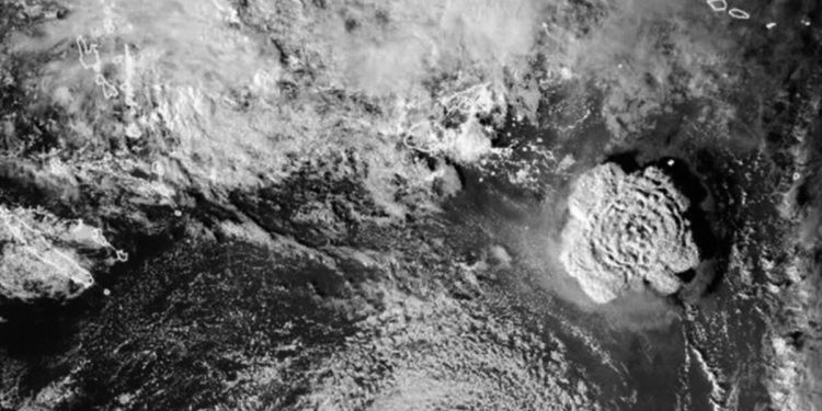 NASA imgeleri paylaştı… Uzaydan bile görülen patlama şok tesiri yarattı!