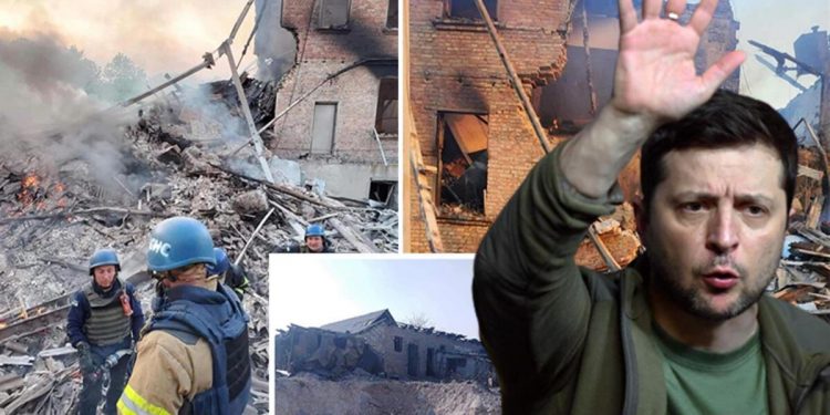 Zelenski açıkladı: Okula isabet eden bomba sonucu 60 kişi öldü