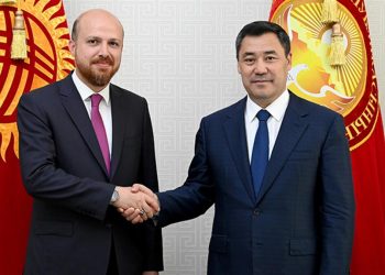 Bilal Erdoğan, Kırgızistan Cumhurbaşkanı Caparov ile görüştü