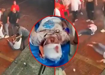 Çin’de akılalmaz anlar… 9 adam 3 bayanı bu türlü darp etti!