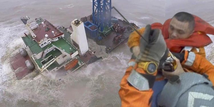 Hong Kong’dan inanılmaz görüntüler! Gemi ikiye bölündü: Onlarca kişi kayıp