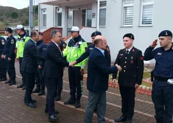 Çan’da Bayramlaşma Töreni