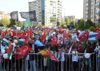 Aydın’da Gazze’ye Dayanak Mitingi