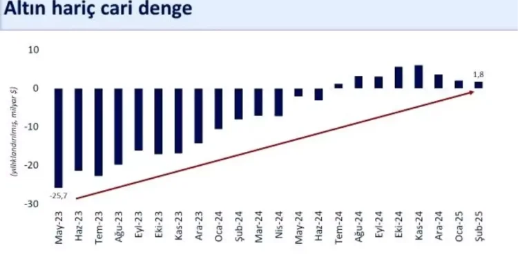 Cari Açık Şubat’ta 12,8 Milyar Dolar