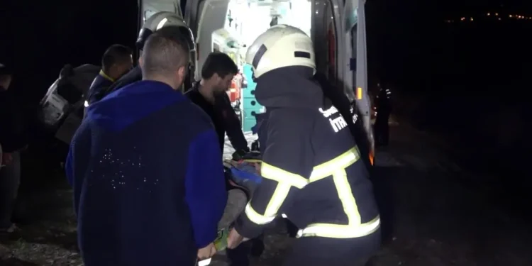 Bafra’da Minibüs Kazası: 1 Ölü, 4 Yaralı