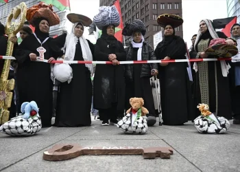 Berlin’de Nekbe Protestosu
