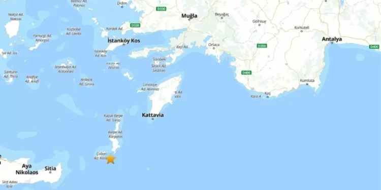 Datça Açıklarında 6.0 Büyüklüğünde Deprem