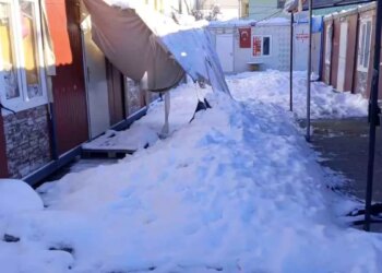 Gölbaşı’nda Kar Yağışı Çökmelere Neden Oldu