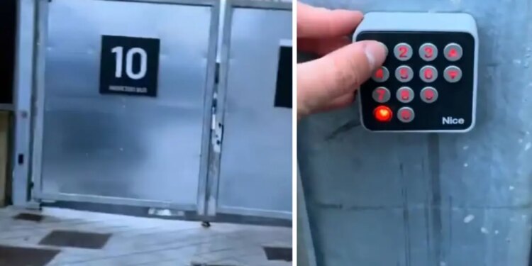 Kapı şifresi bomba! Elini kolunu sallayarak stada girdi