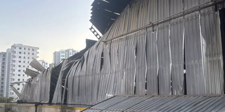 Mersin’de Paketleme Tesisinde Yangın