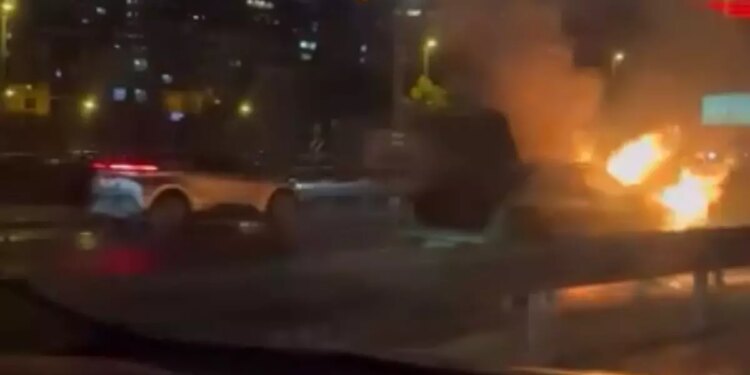 Haliç Köprüsü’nde Araba Yangını